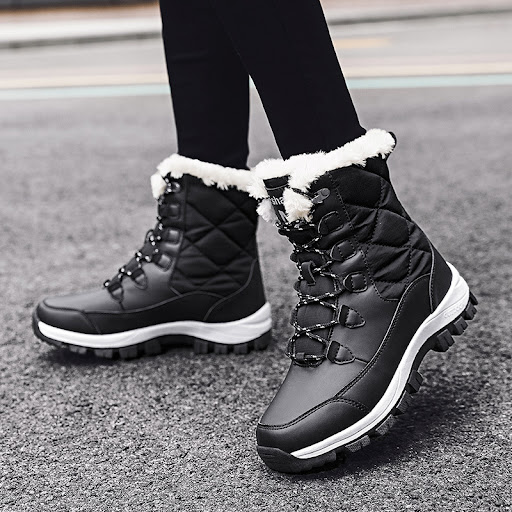 Title 5, Plus Velvet Padded Womens Warm Snow Boots, des...