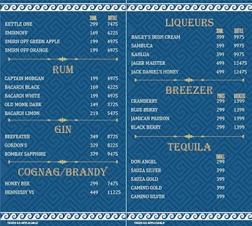 Azzurro menu 