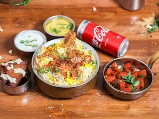 Mutton Biryani Party Combo(with Salan And Raita) Serves 4 To 5