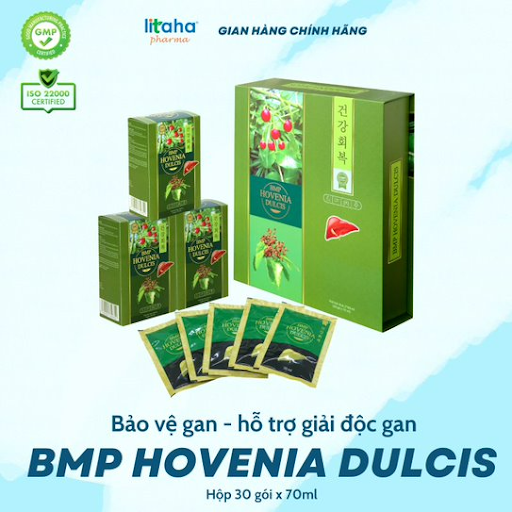 Giải độc gan Hovenia Dulcis - Hộp 30 gói_LITAHA