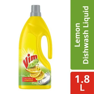 Vim Dishwash Liquid Gel - Lemon - 1.8 ltr