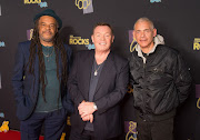 One of the founding members of UB40, Astro, pictured here with Ali Campbell and Michael Virtue , has died. File photo.