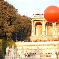 Sole arancione a piazza del popolo di 