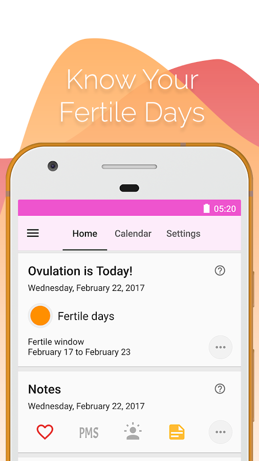 Period and Ovulation Tracker, Ovulation calculator Android Apps on