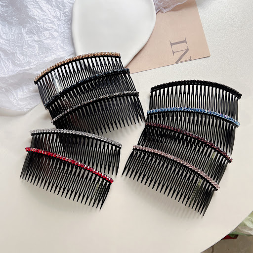 Title 4, Womens Crystal Hair Comb Organizing Box Keep y...