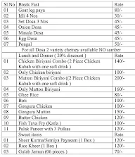 Food Khazana Homely Naati Style menu 1