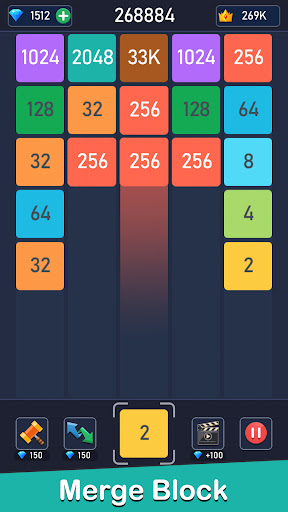 Screenshot 2048 Merge-Number Games