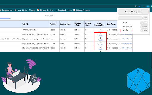 DoNotDiscard - Disable tab discard/suspend