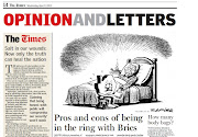 This Zapiro cartoon depicting Madiba on his deathbed caused a stir when it appeared in The Times newspaper on April 3 2013.