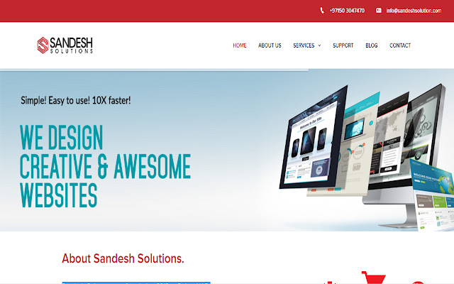 Sandesh Solutions chrome extension