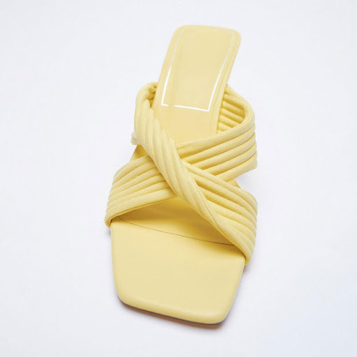 Title 4, Temperament Small Pleated Pull Strap High-heele...