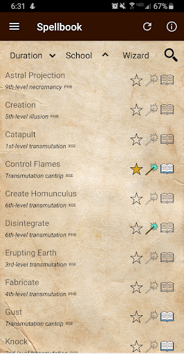DnD Spellbook APK MOD screenshots 1