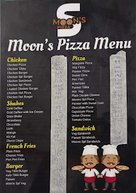 Moon's Pizza menu 1