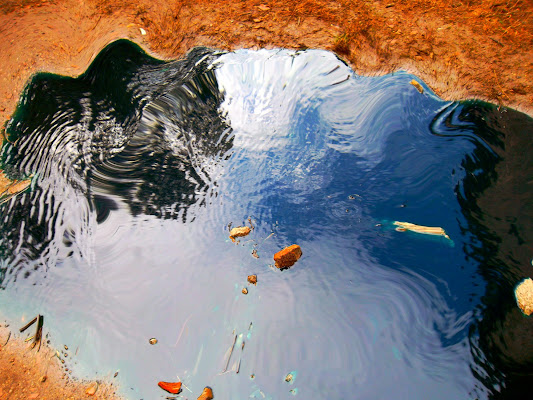 Acqua,cielo e terra (colored puddle) di B.dina