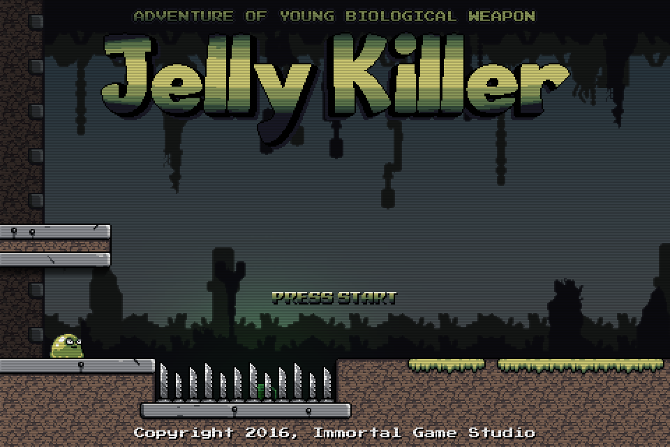   Jelly Killer plataformas retro: captura de pantalla 