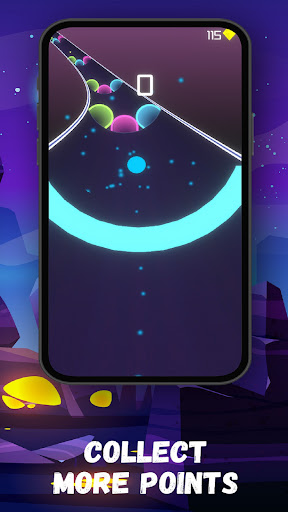 Screenshot colored ball – speedball rush