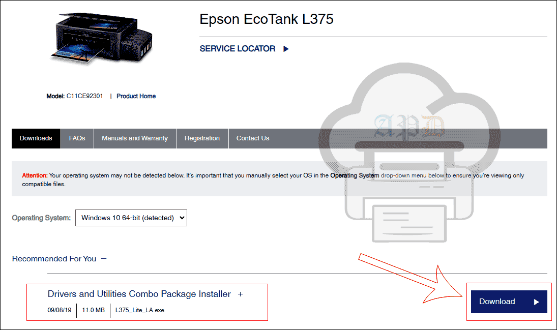 Epson L375 Driver Download