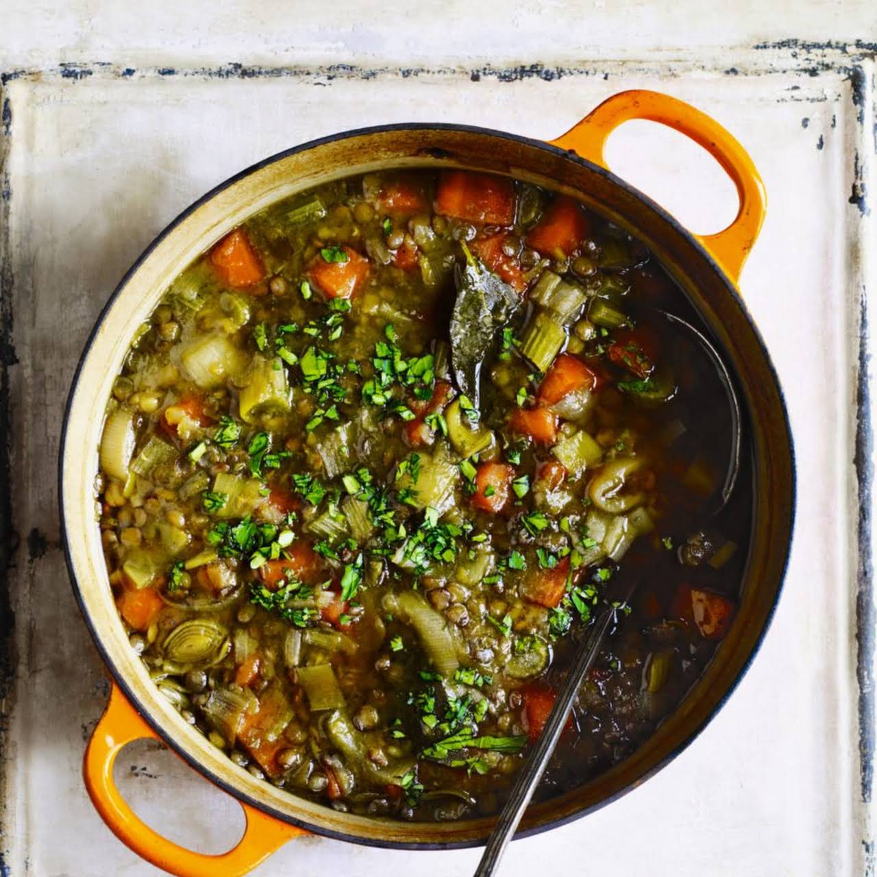 Oven-Baked Lentil Soup  next Greens