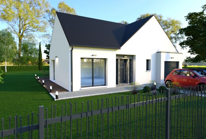  Vente Terrain + Maison - Terrain : 640m² - Maison : 100m² à Auzouer-en-Touraine (37110) 