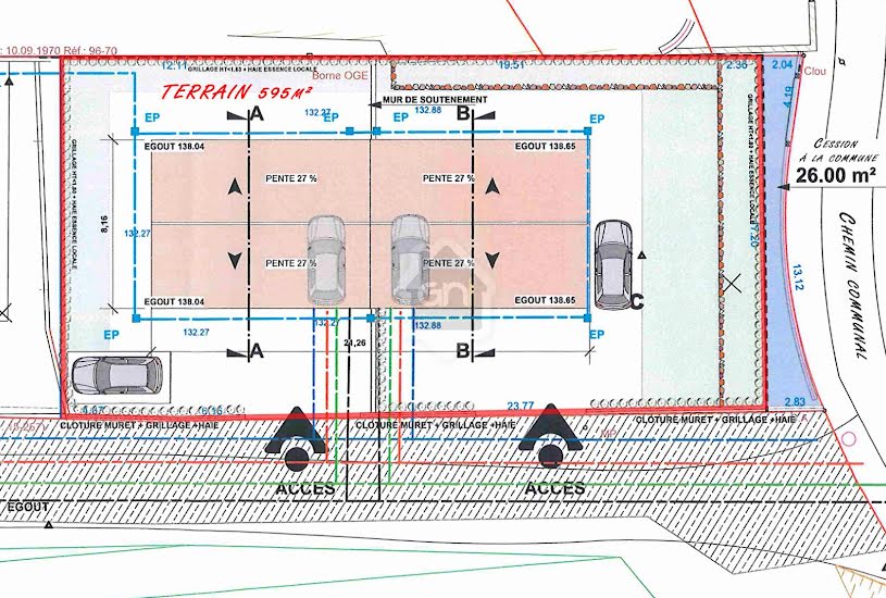  Vente Terrain à bâtir - 595m² à Le Thoronet (83340) 