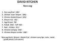 David Kitchen menu 1