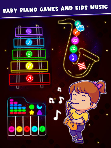 Screenshot Baby Glow Phone Games for Kids