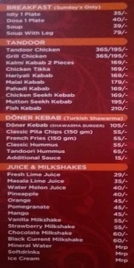 Shivaji Donne Biriyani Restaurant menu 1