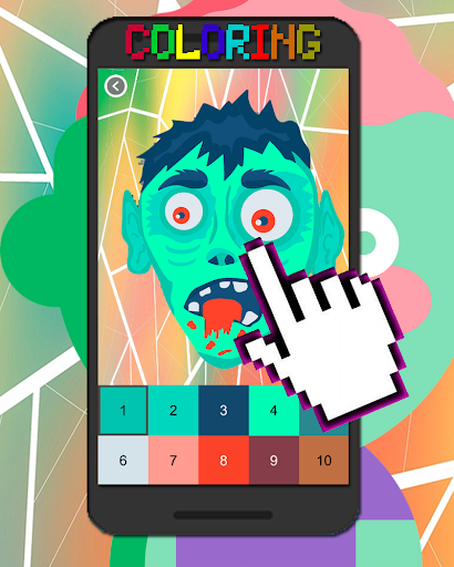 Zombie Color By Number-Pixel Art Coloring Games