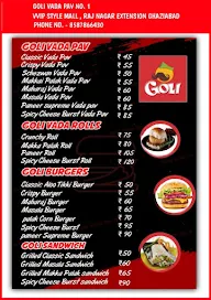 Goli Vada Pav No. 1 menu 1