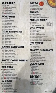 Crazy Cheesy Cafe menu 2