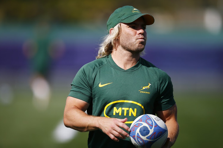 Faf de Klerk during a Springbok training session at Rugby Club Toulonnais Campus in Toulon, France, on October 4. Picture: STEVE HAAG/GALLO IMAGES