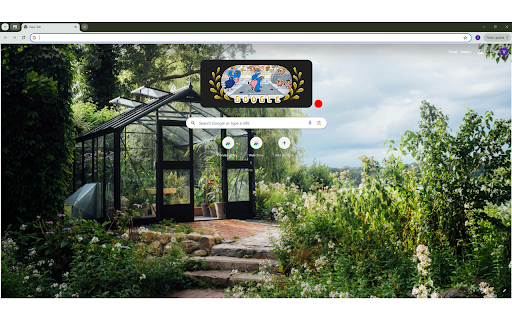 A Greenhouse in a Garden