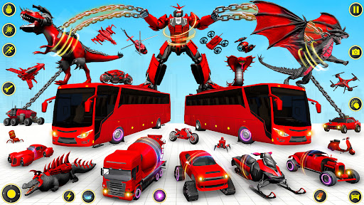 Screenshot Bus Robot Car Game: Robot Game