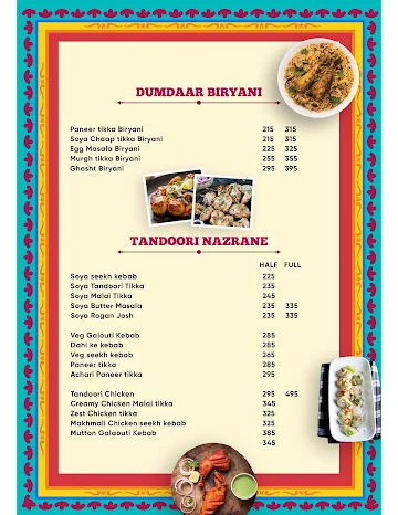 Ballu Bawarchi menu 