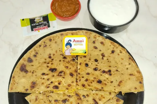 Aloo Methi Garlic Paratha