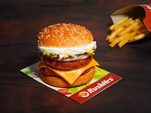 Crispy Chicken Peri Peri Big Rush Burger