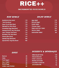 Rice Plus Plus menu 1
