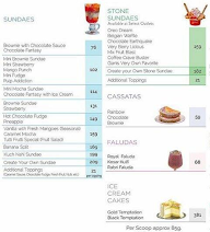 Giani's Ice Cream menu 2