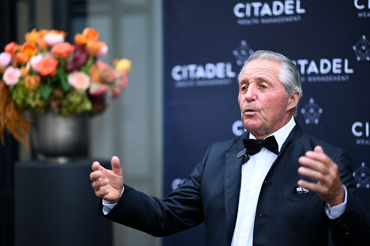 Golf legend Gary Player at the fundraising event to raise money for the Red Cross Children's Hospital and his Blair Atholl Pre-Primary School.