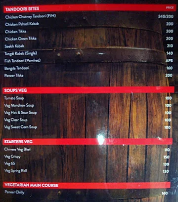 Sajina Bar & Restaurant menu 