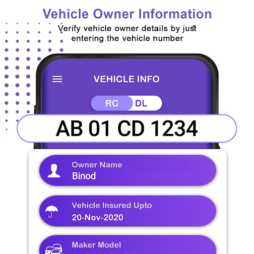 Screenshot Vehicle Owner Information