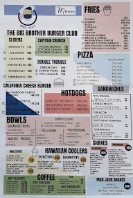 Uncle Jack's menu 1