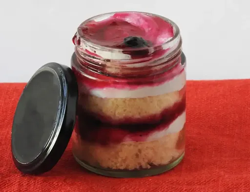 Blueberry Jar Cake