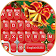 Thème de clavier Red Christmas icon