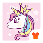 Cover Image of Descargar Cartoon Theme - Cute Unicorn 1.0.1 APK