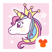 Cartoon Theme - Cute Unicorn  Icon