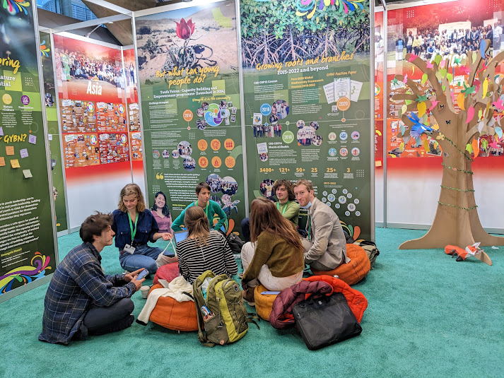 The Global Youth Biodiversity Network has a youth pavilion inside COP15 which acts as a hub for young activists. The DRC, Rwanda, Botswana and Togo are among the latest African chapters to join the network.