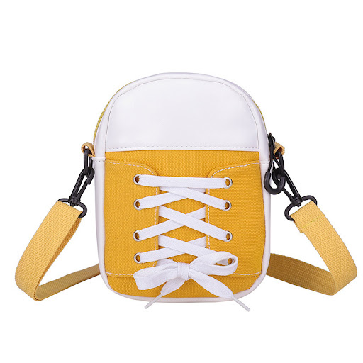 Title 8, Stitching Canvas Versatile One-shoulder Messeng...