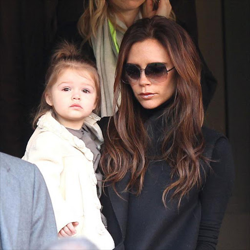 Victoria Beckham with her daugther Harper. File photo