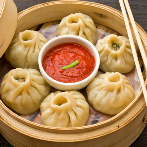 Chicken Steamed Momos [8 Pieces]